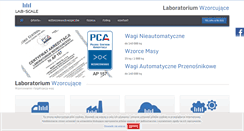 Desktop Screenshot of laboratorium-wzorcujace.pl